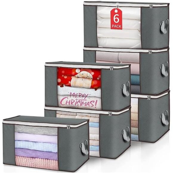 Clothes Storage, Foldable Large Storage Bags, Storage and Organization for Cloth - Picture 1 of 7